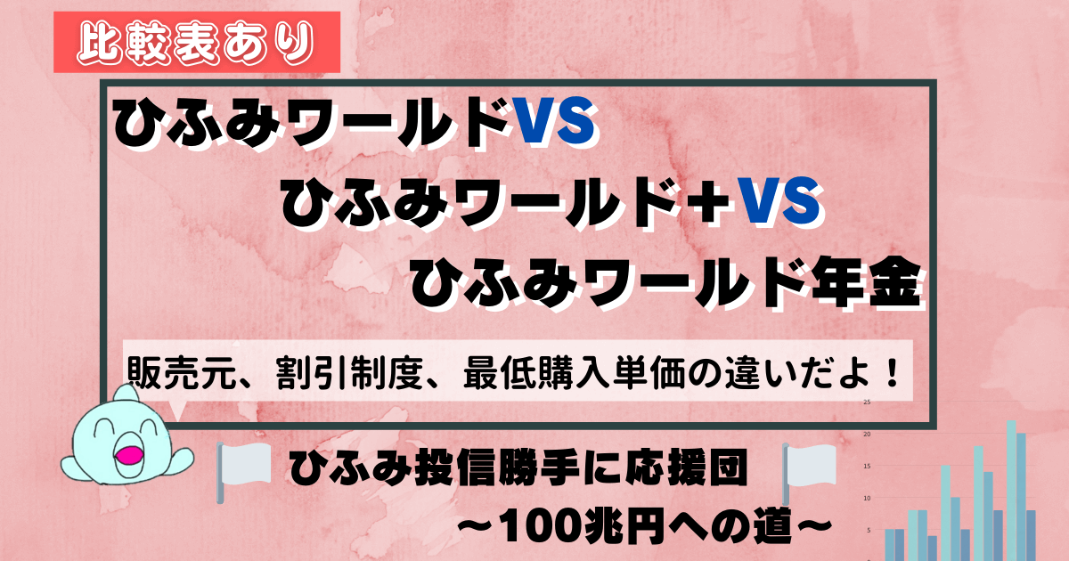 投資初心者必見！ひふみワールド、ひふみワールド＋、ひふみワールド年金徹底比較完全ガイド